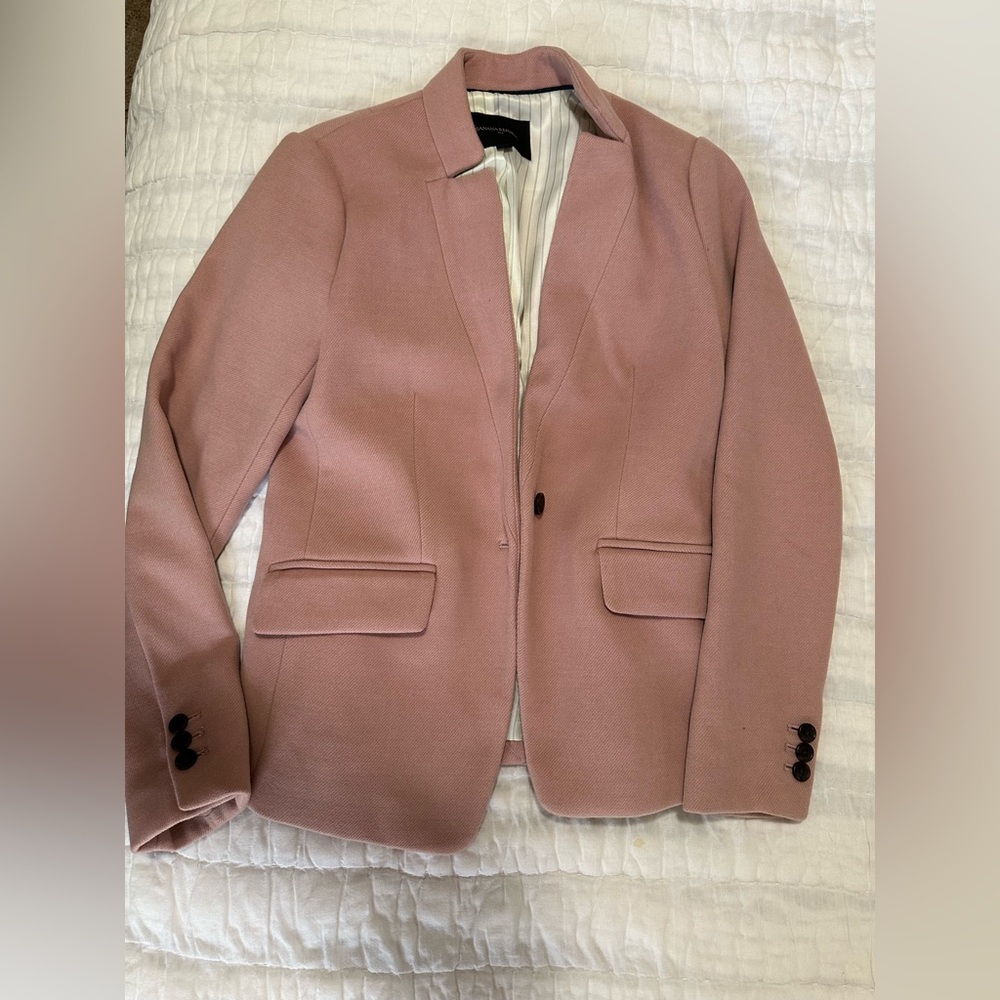 Banana Republic Blush Pink Blazer
